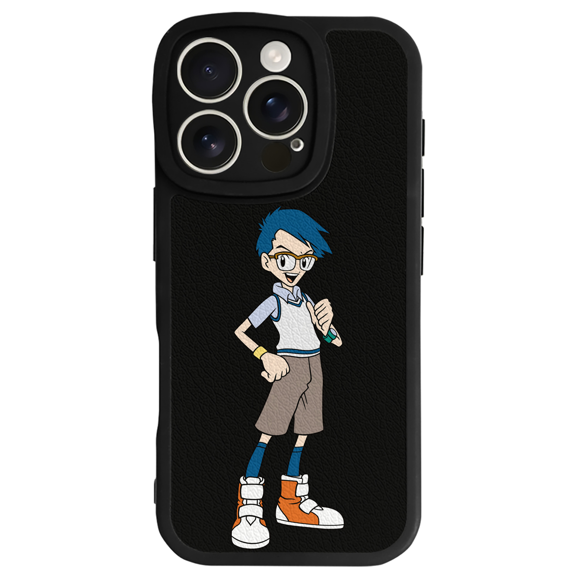 （画像用） Digimon デジタルモンスター/デジモン 【iPhone 16シリーズ対応】シリコンスマホケース（レザー調） 材質：シリコン